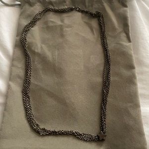 Silver star necklace